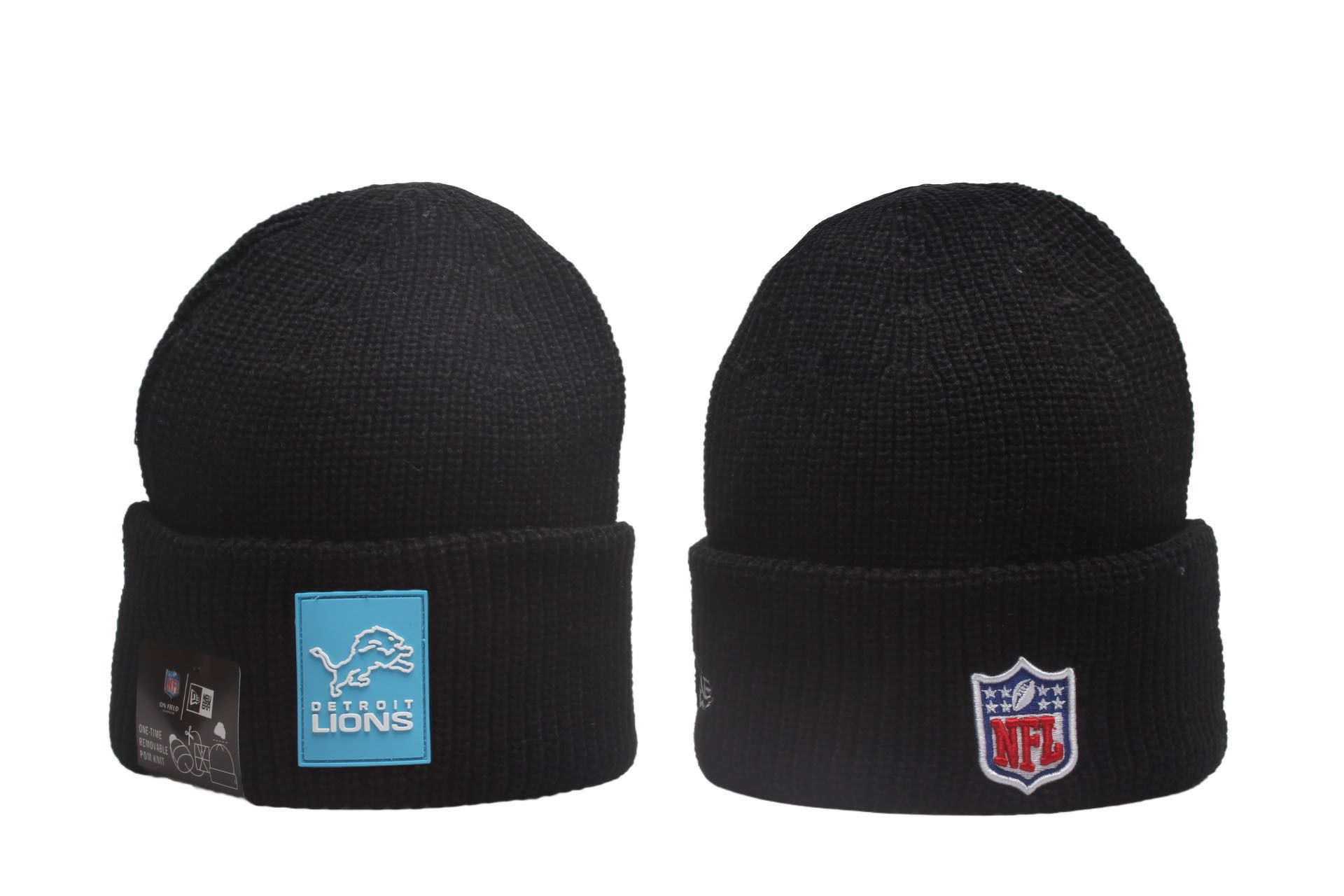 2025 NFL Detroit Lions Hat beanie style 05->->Sports Caps